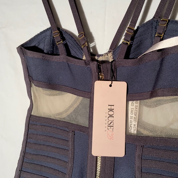 House of CB Dresses & Skirts - Denim Blue Bodycon Dress